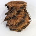 Pine needle pot #194 - sold