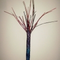 Woven palm blue/purple/pink (gift)