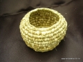 Wrapped harakeke pot - sold