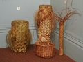 Handwoven harakeke waikawa, palm, basket