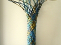 Palm - blue/gold/green