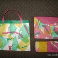 Upcycled plastic bags