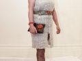 Anne Daniel modelling entry "Wrap Dup"