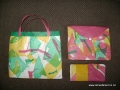Upcycled plastic bags