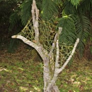 Garden sculpture - driftwood, harakeke