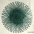 Emanation #14 - blue green sold