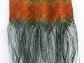 Wall hanging - teal orange - gift